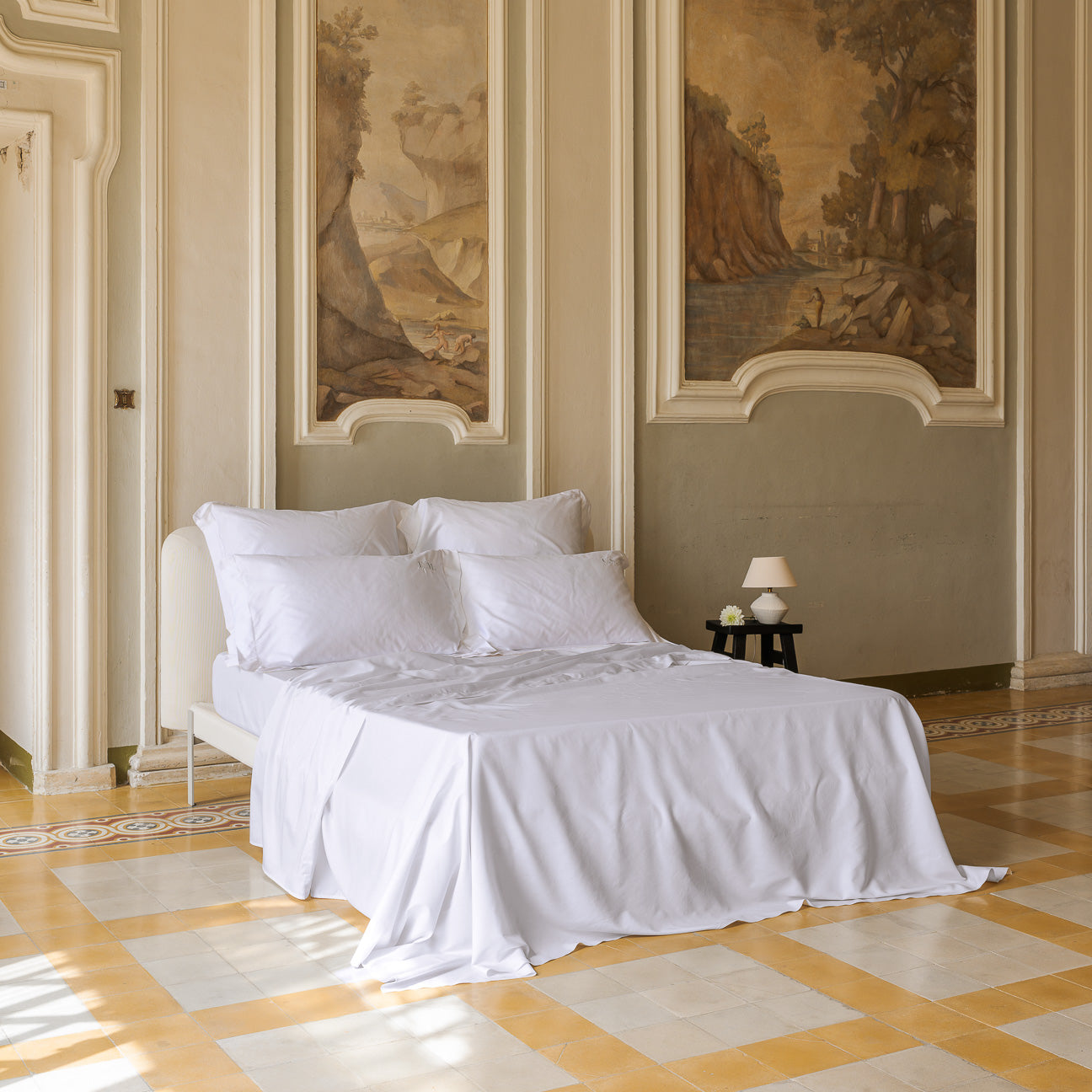 Lenzuolo sopra in raso