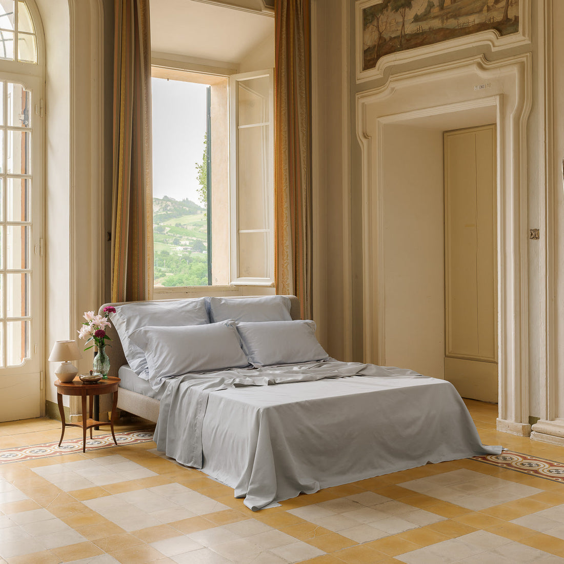 Lenzuolo sopra in raso