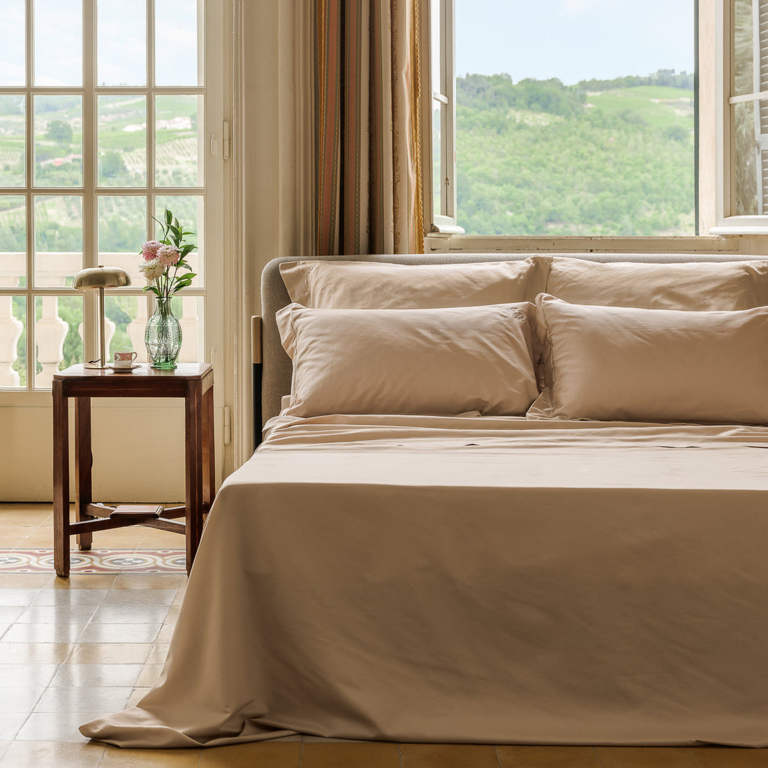 Lenzuolo sopra in raso