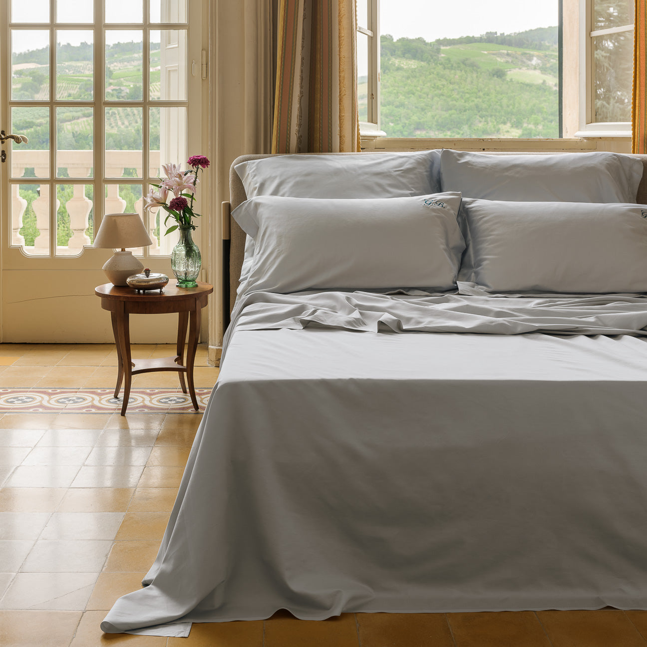 Lenzuolo sopra in raso