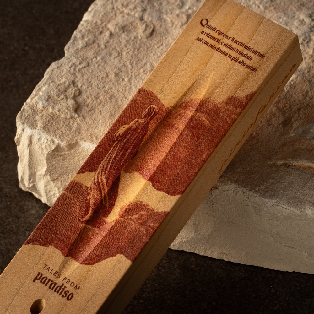 Pininfarina Cambiano Dante 700th – Commemorative Stylus  and wood stand