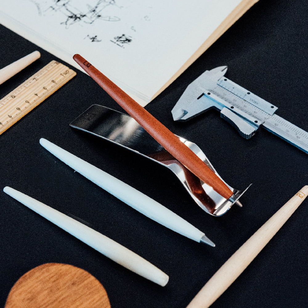 Forever Piuma Leonardo 500th – Wooden Stylus and Stainless steel Base