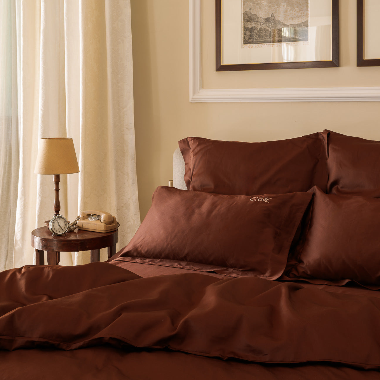 Satin Duvet Cover with Zip DACH