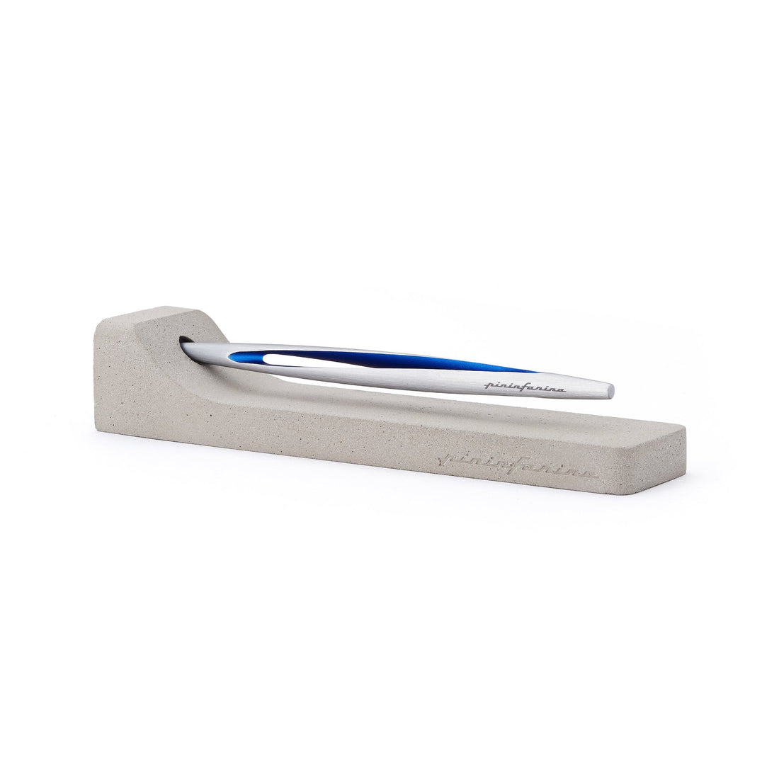 Pininfarina Aero Ethergraf – Inkless Stylus with Raw Concrete Desk Stand