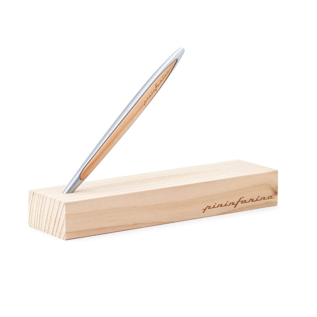 Pininfarina Cambiano Classic Ethergraf – Stylus with Ethergraf® Metal Alloy Nib and Solid Wood Desk Stand