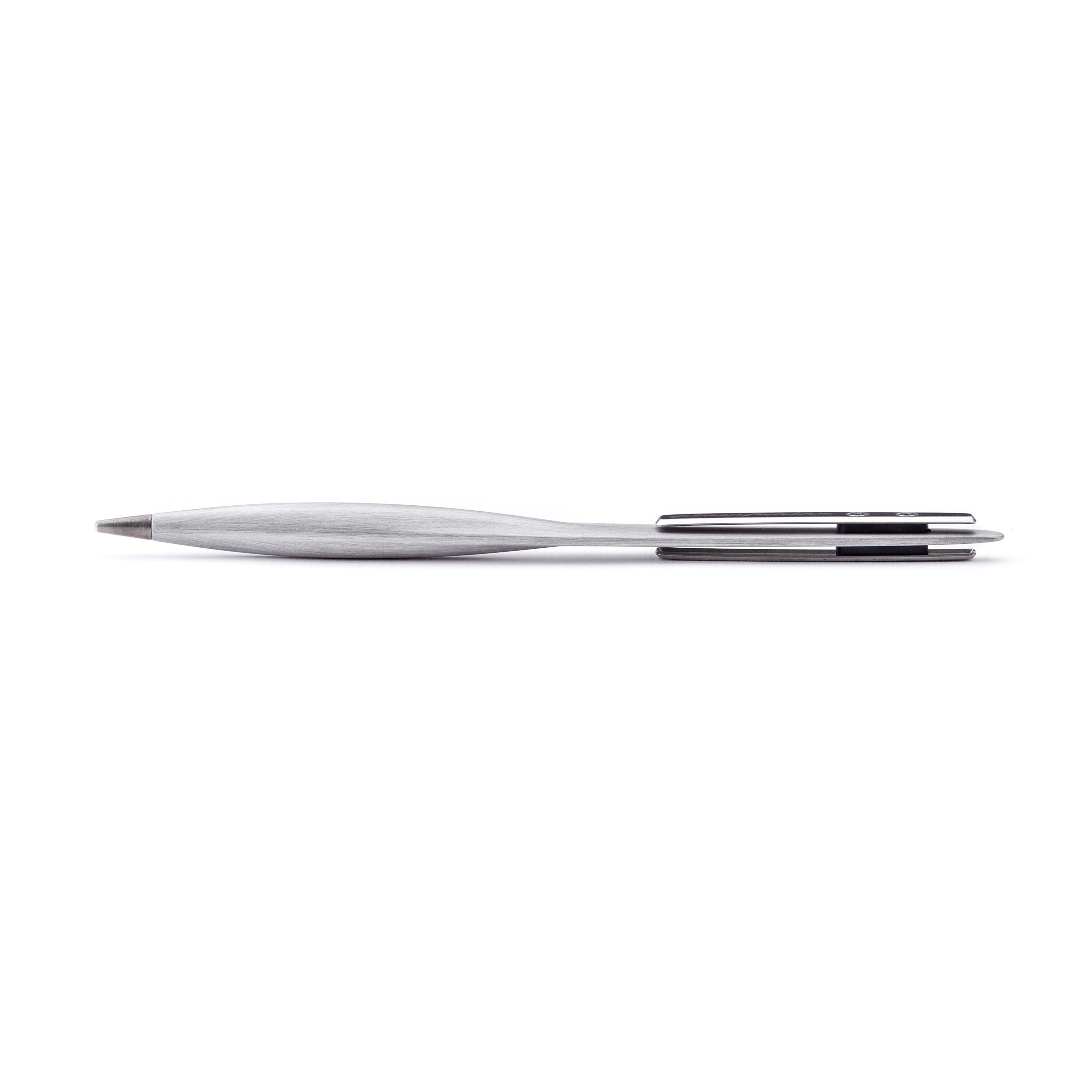 Pininfarina Space Ethergraf – Inkless Stylus with Circular Aluminum Desk Base