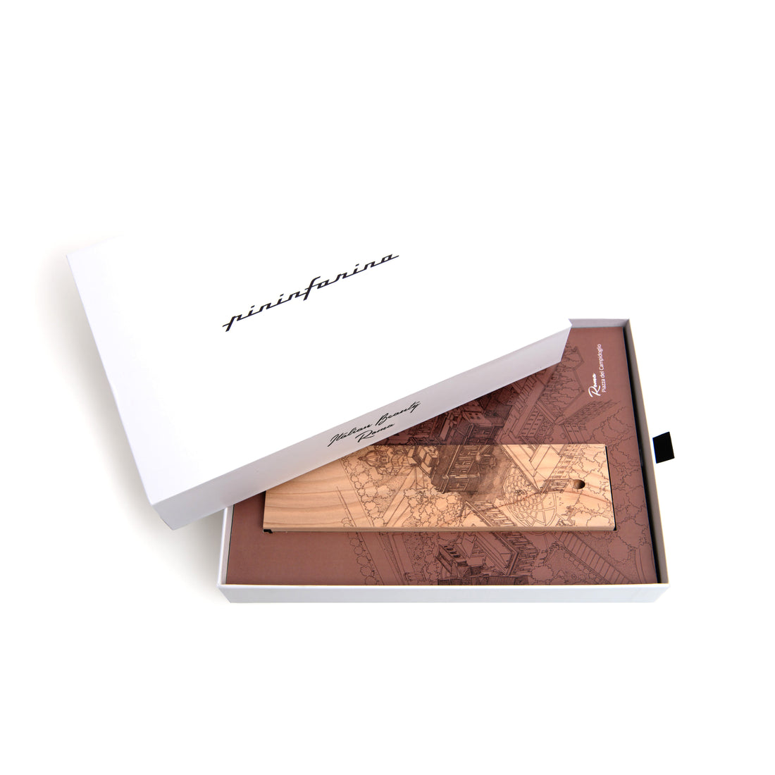 Pininfarina Cambiano Ethergraf® Italian Beauty – Stylus with Ethergraf® or Ballpoint Tip &amp; Cedar Wood Desk Stand (Special Edition)