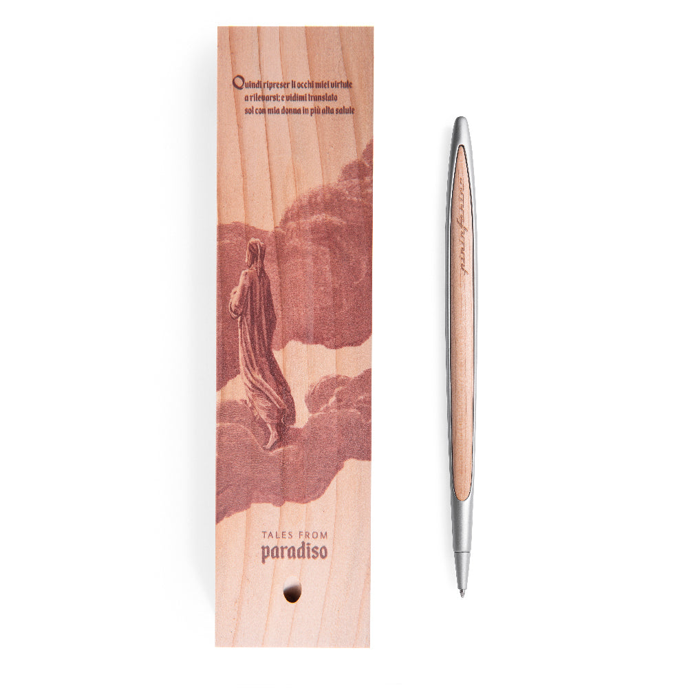 Pininfarina Cambiano Dante 700th – Commemorative Stylus  and wood stand