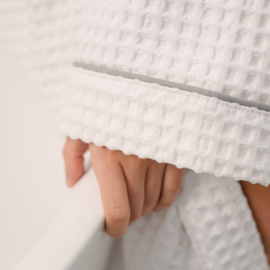 Accappatoio Nido d'ape con cappuccio