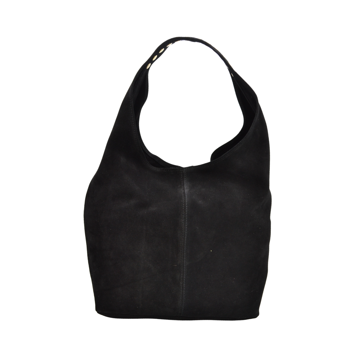 Ines - Borchie Camoscio Nero