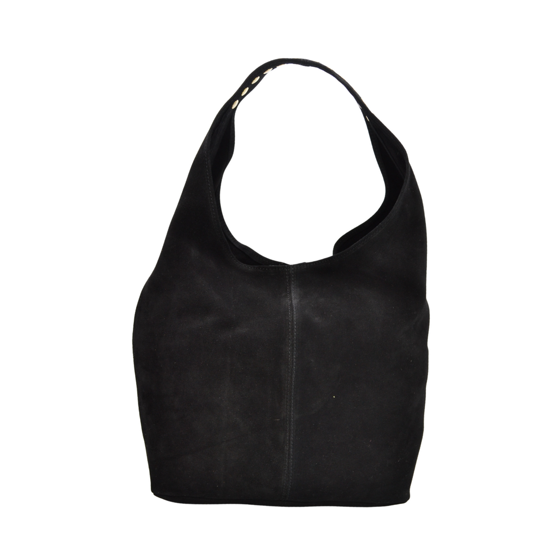 Ines - Borchie Camoscio Nero