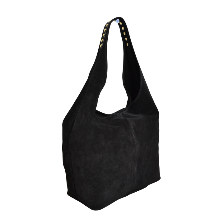 Dolores - Borchie Camoscio Nero