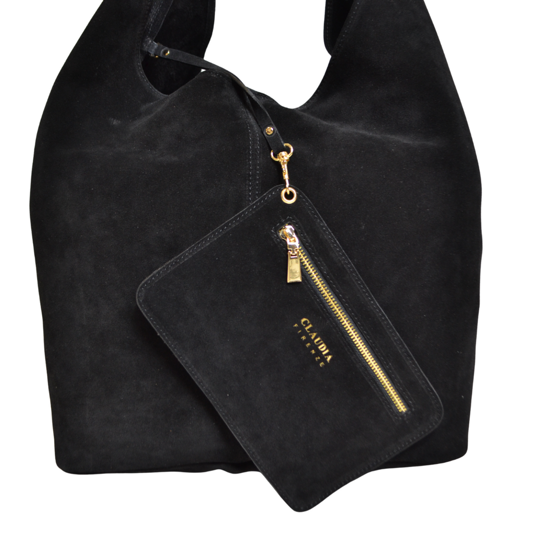 Dolores - Borchie Camoscio Nero