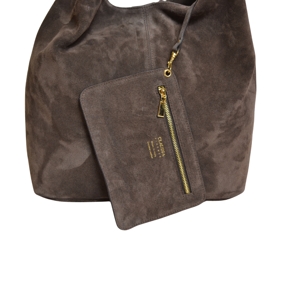 Dolores - Borchie Camoscio Castagno