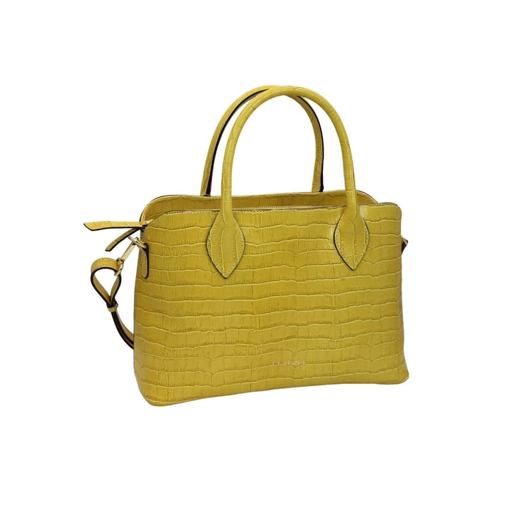Claudia Firenze - Ladies Corporate Bag, Crocodile Embossed, Yellow