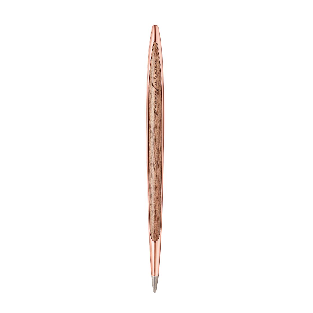 Pininfarina Cambiano Luxury Ethergraf – Stylus  with Ethergraf® Metal Alloy Tip and Solid Wood Desk Stand