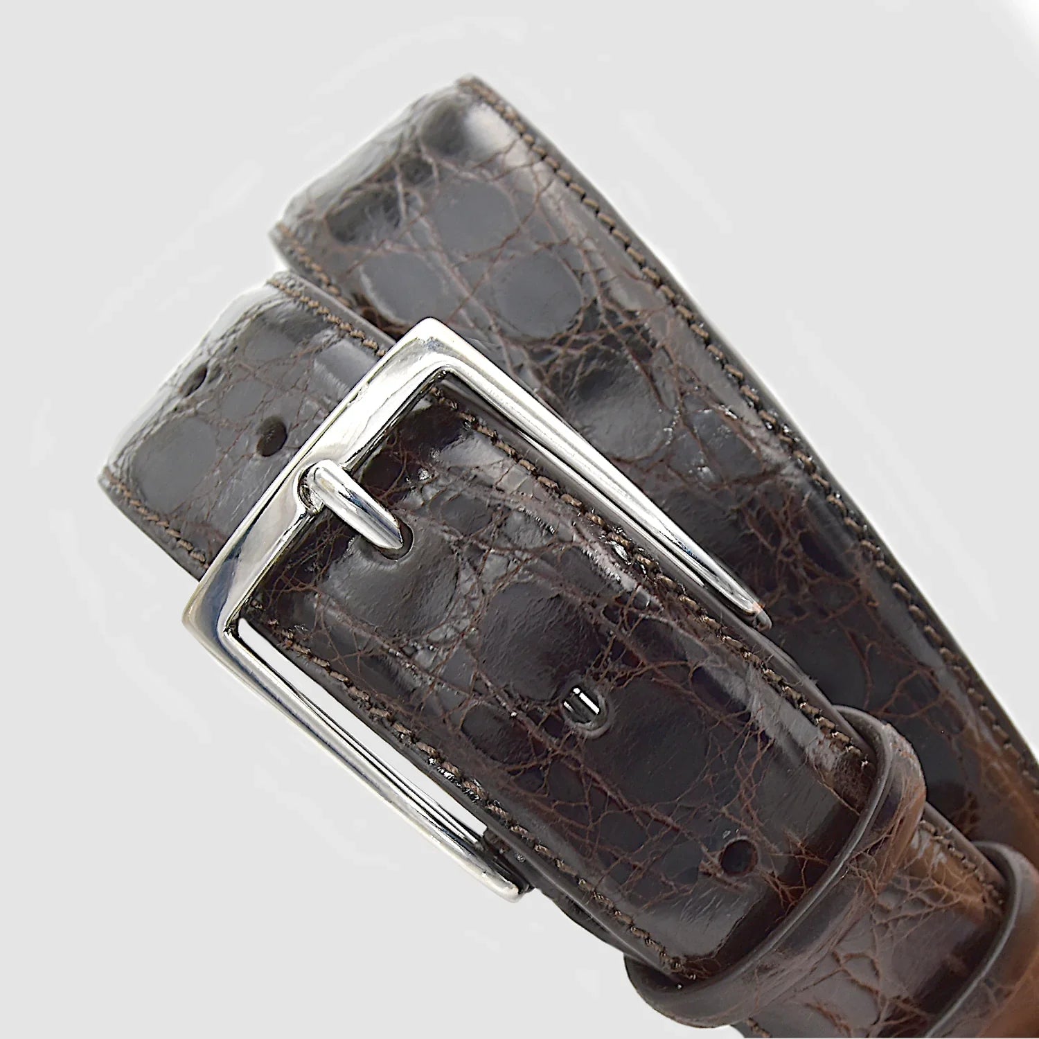 Cintura Uomo in vera pelle di Coccodrillo