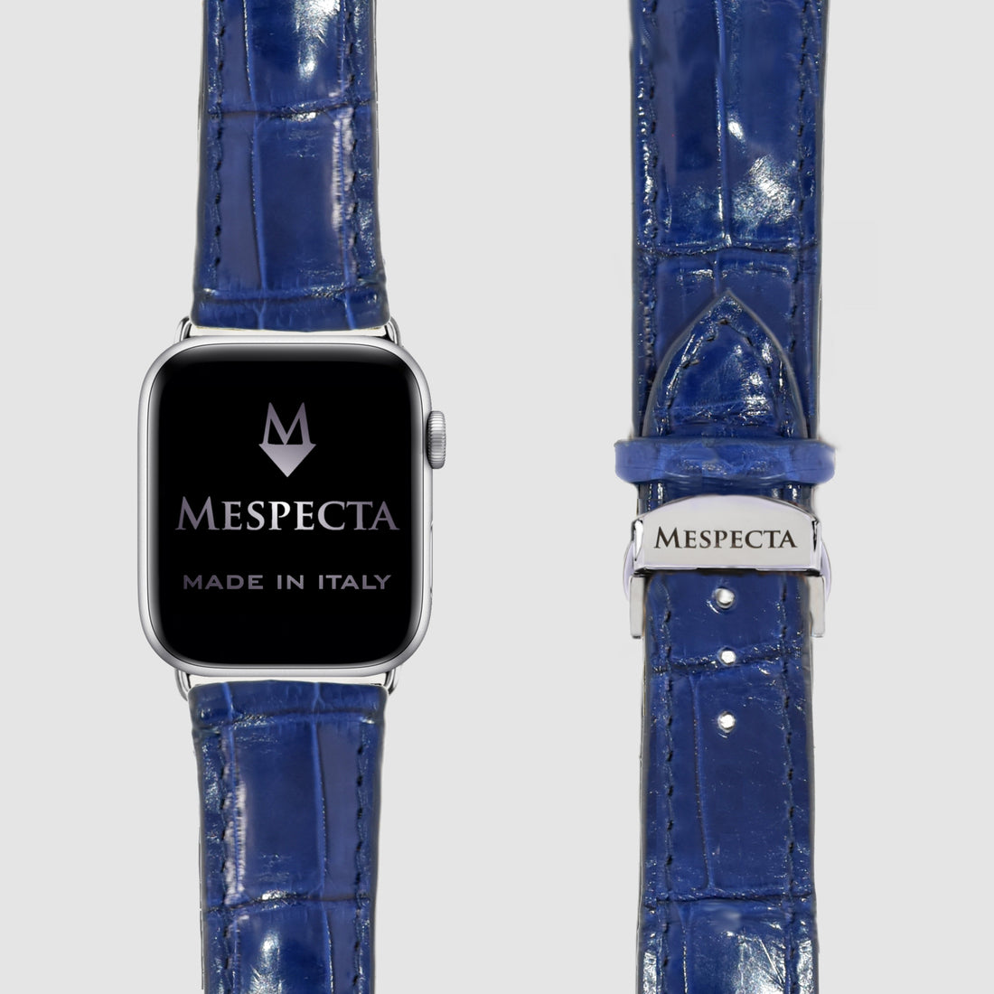 Cinturino Apple Watch in Pelle di Coccodrillo – Personalizzabile (Ultra, Serie 4–10, SE)