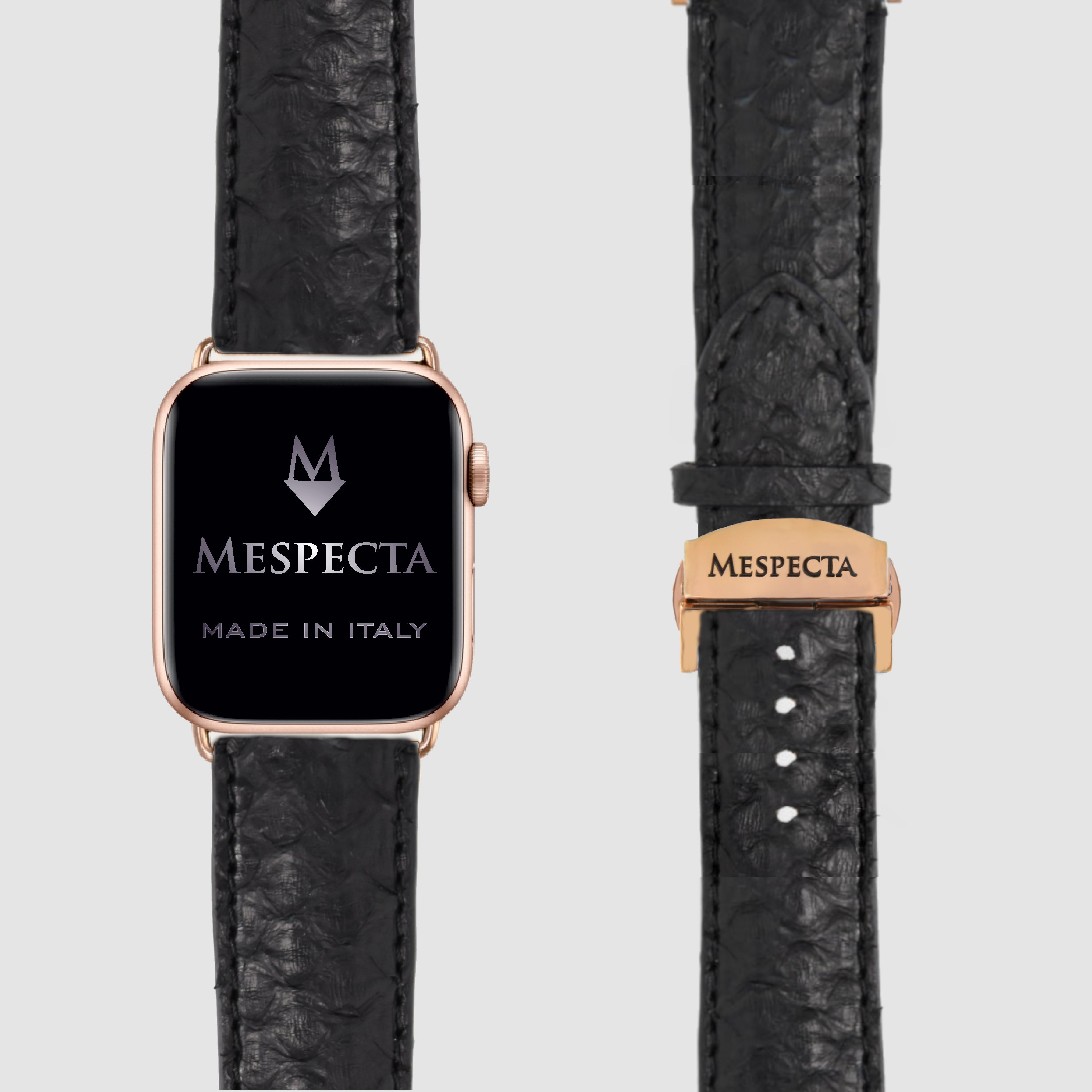 Cinturino Apple Watch in Pelle di Pitone Personalizzabile (Ultra, Serie 4–10, SE)