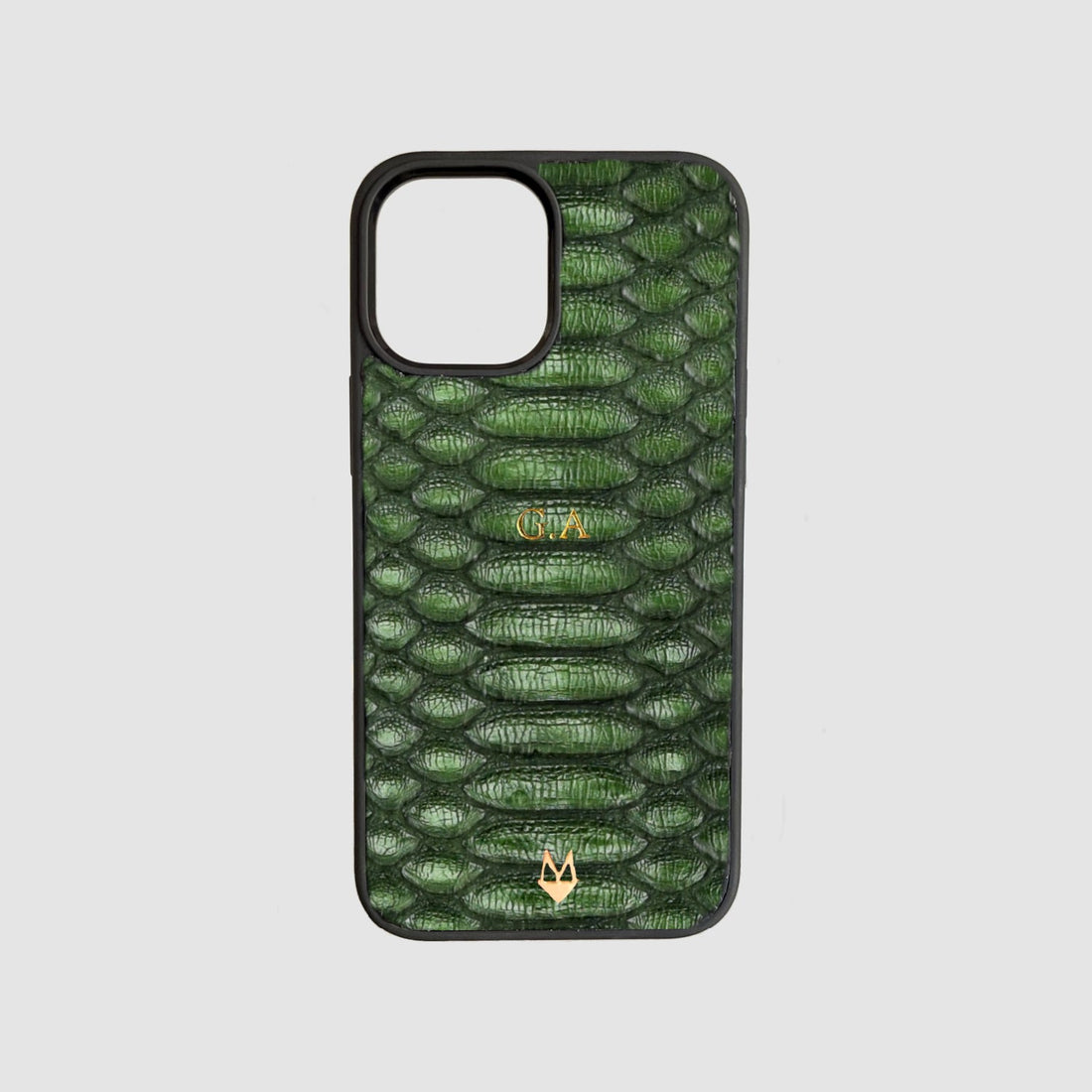 Cover in vera pelle di Coccodrillo e Pitone iPhone 17/16/15/14/13/12 MagSafe Personalizzabile