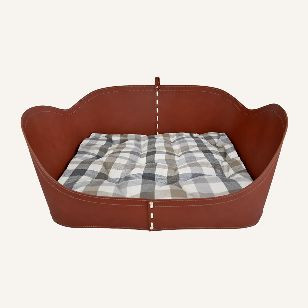Cuccia per cani di design in cuoio NUVOLA