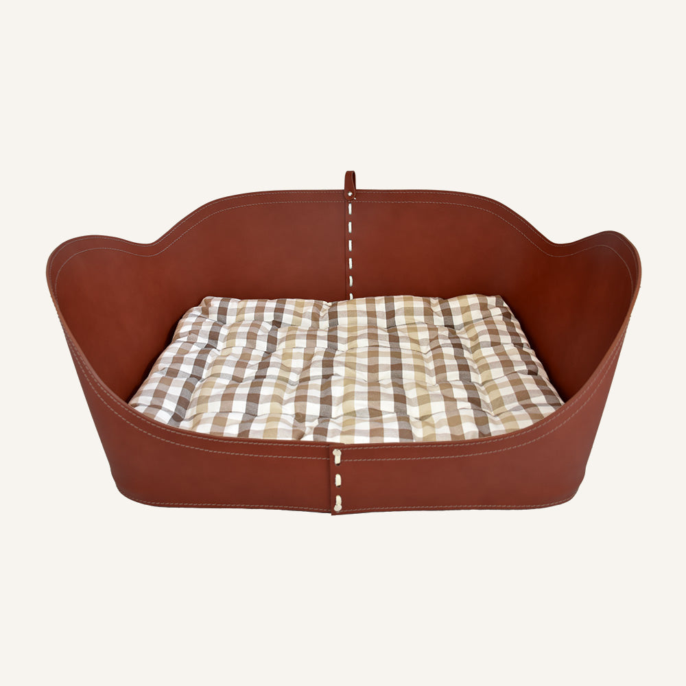 Cuccia per cani di design in cuoio NUVOLA