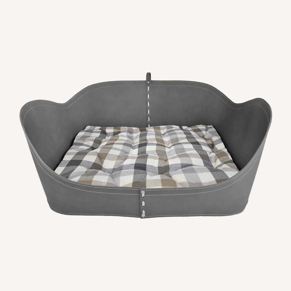 Cuccia per cani di design in cuoio NUVOLA