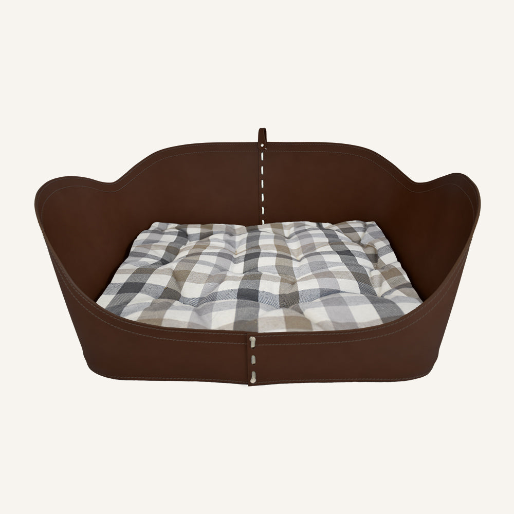 Cuccia per cani di design in cuoio NUVOLA