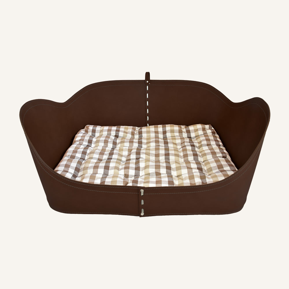 Cuccia per cani di design in cuoio NUVOLA