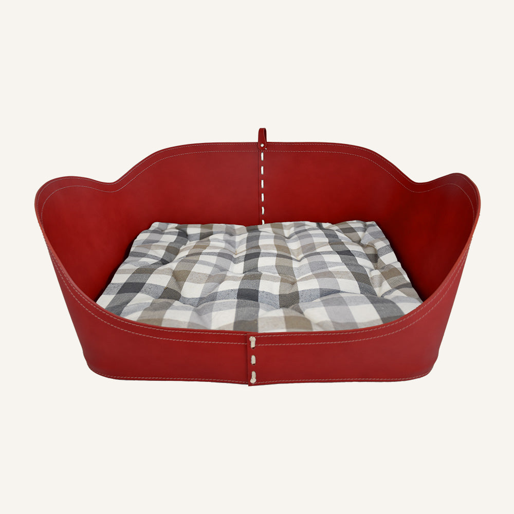 Cuccia per cani di design in cuoio NUVOLA