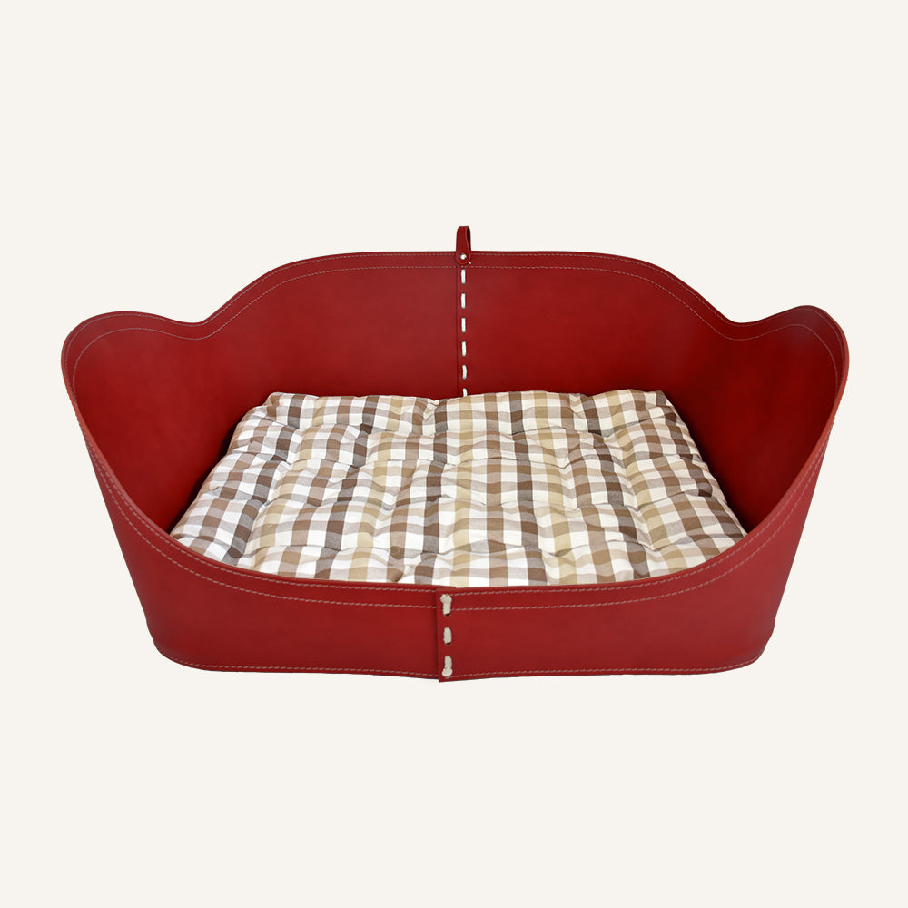 Cuccia per cani di design in cuoio NUVOLA