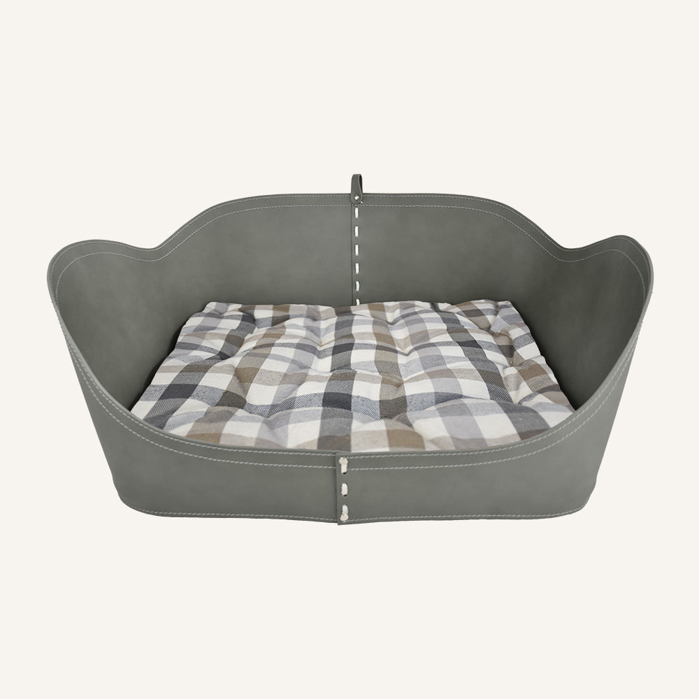 Cuccia per cani di design in cuoio NUVOLA