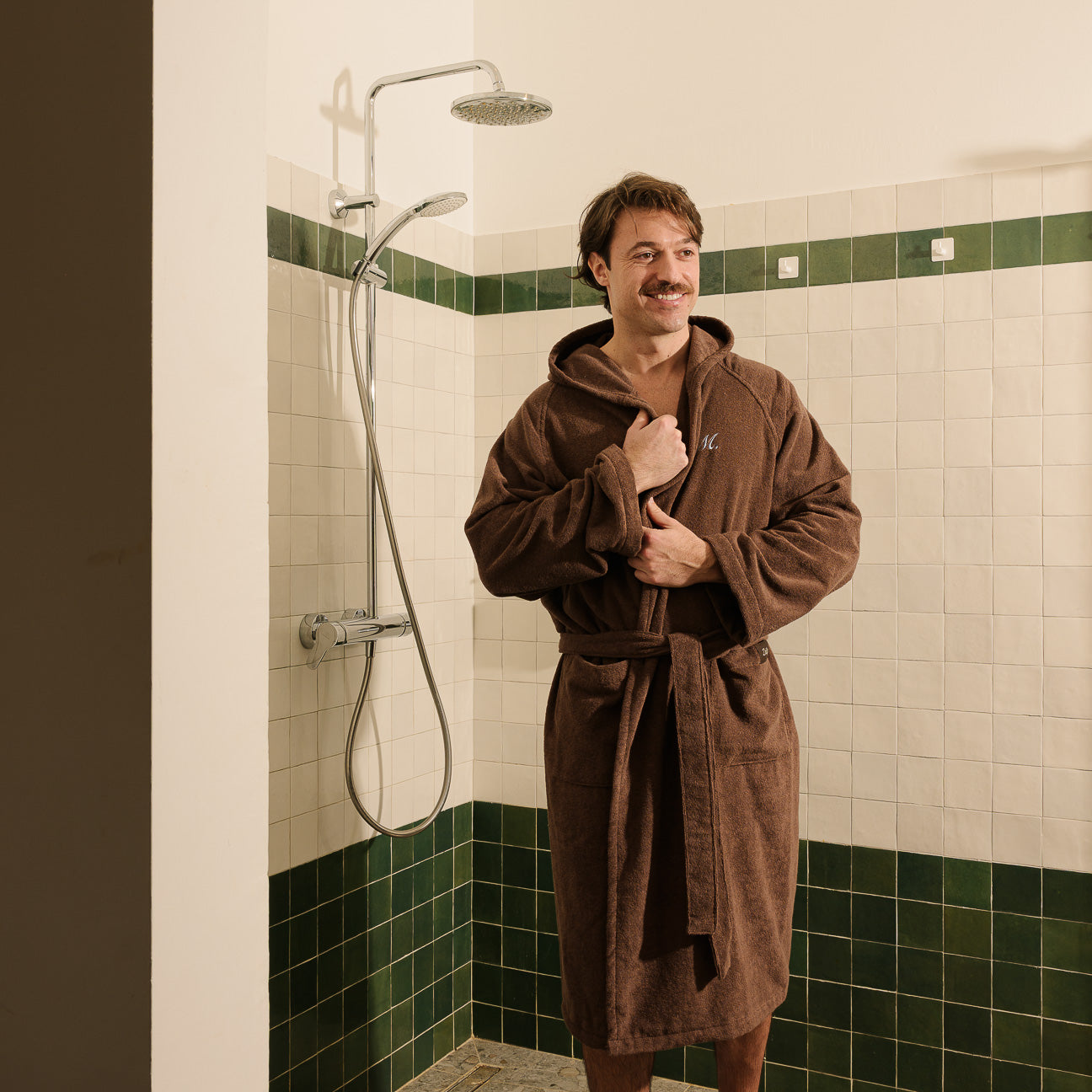 Sports Bathrobe with hood