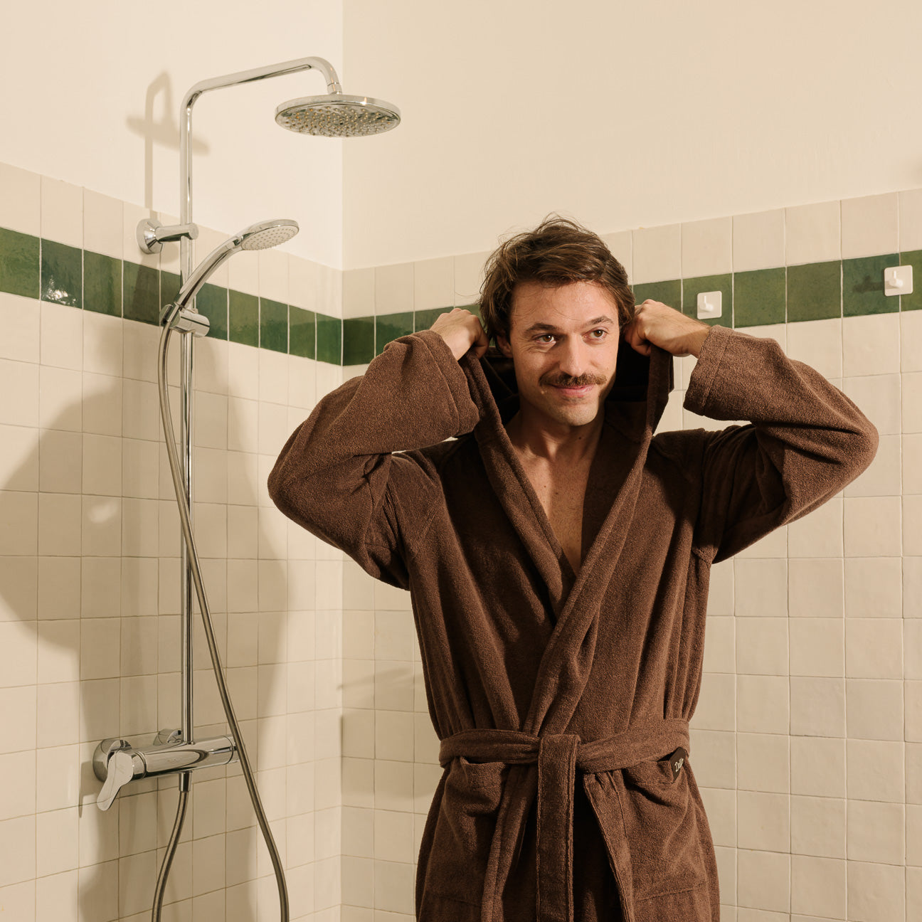 Sports Bathrobe with hood