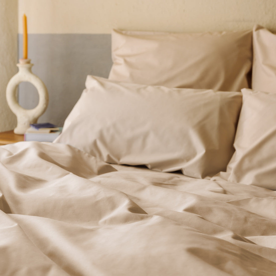 Percale Duvet Cover with Zip DACH