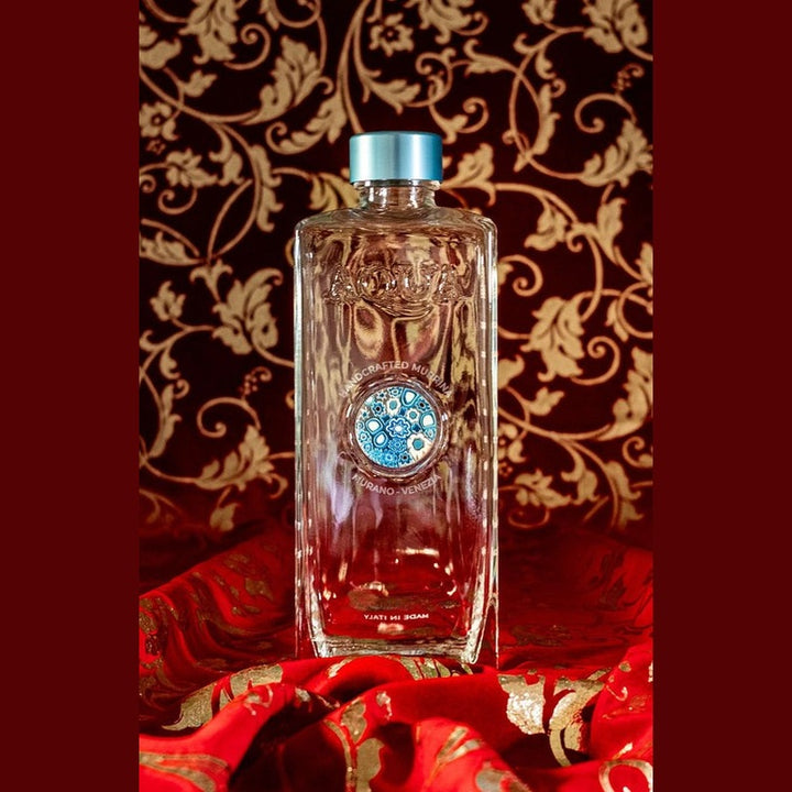Bottle Decorated glass with Murano Murrine – Azzurra