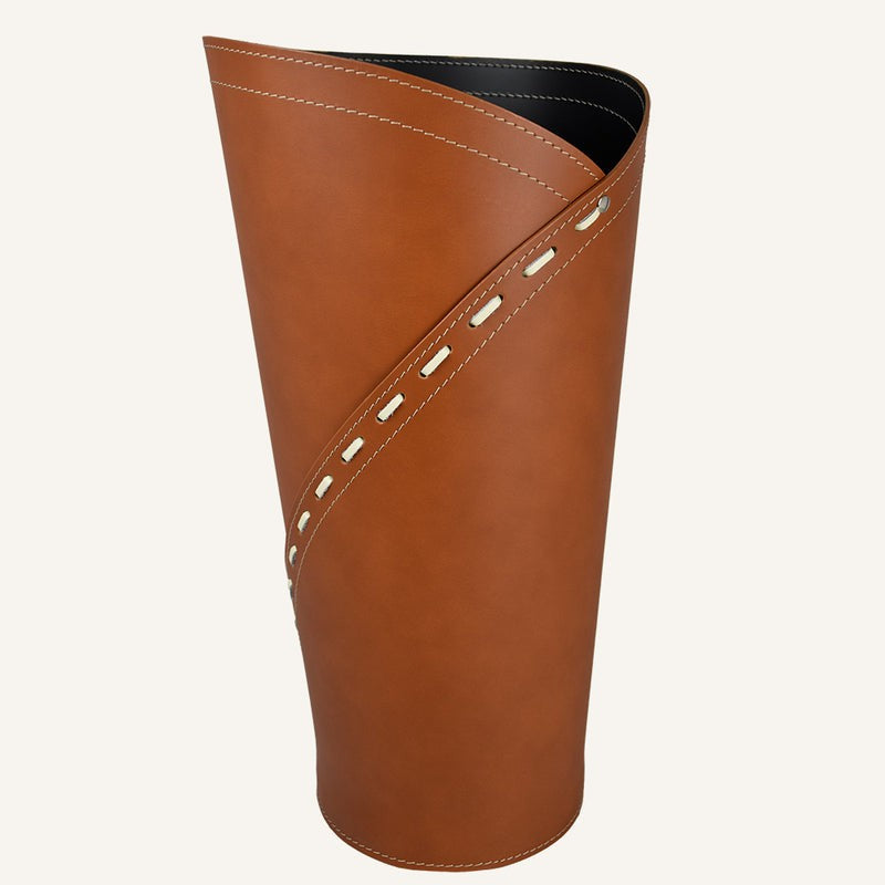 Classic leather Umbrella Stand KATRINA