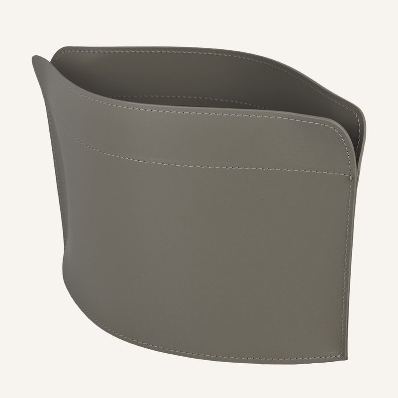 Designer Floor leather Magazine Rack GIUSY