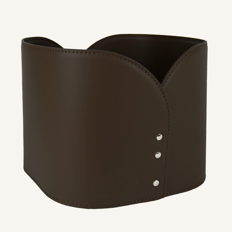 Designer leather Magazine Rack DIURNUS