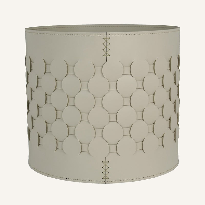 Indoor Portavaso for in Rigenerato of Woven leather THANASIS
