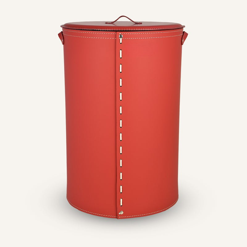 Lussuoso leather Laundry Hamper ROBERTA
