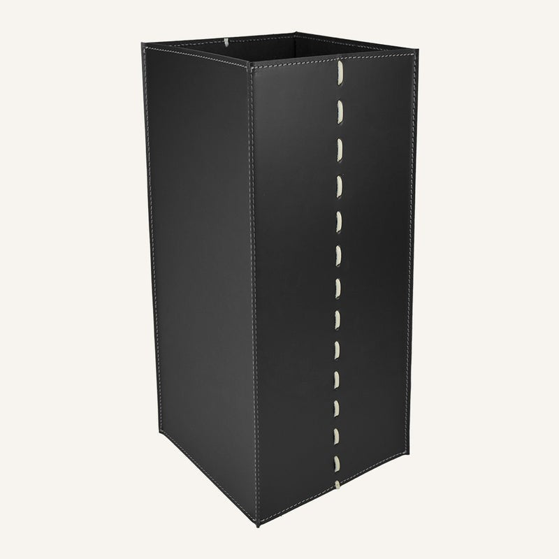 Square leather Umbrella Stand SOFIA