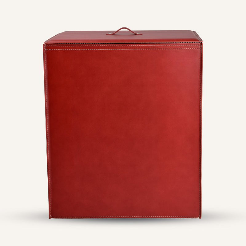 Triplo Strato leather Laundry Hamper ANGELA