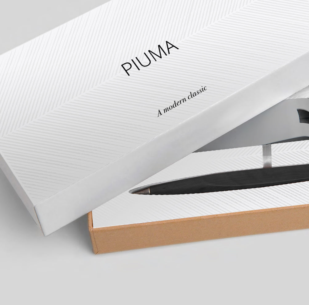 Classic Forever Piuma a Modern – Maple Wood Stylus and Brushed steel Base