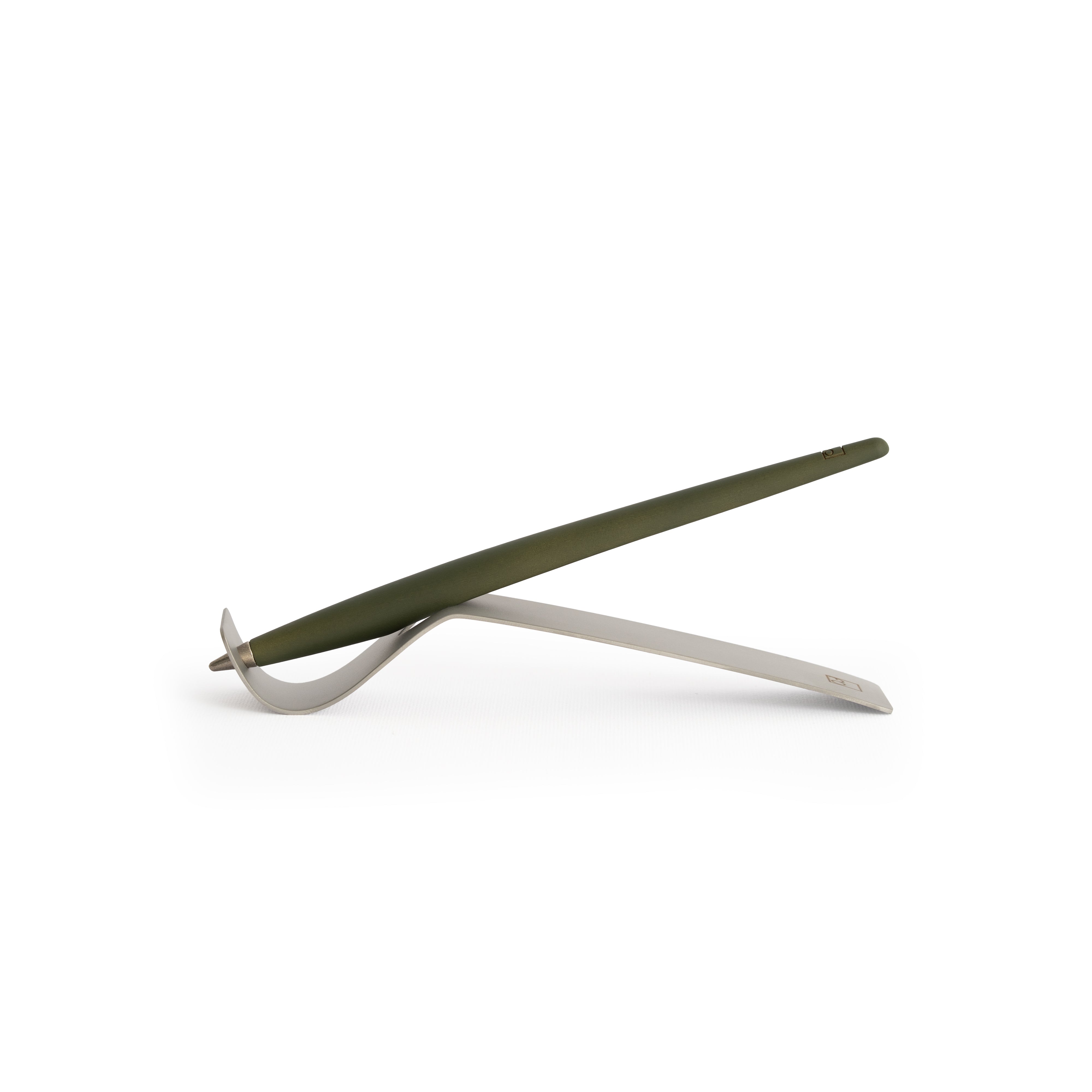 Classic Forever Piuma a Modern – Maple Wood Stylus and Brushed steel Base