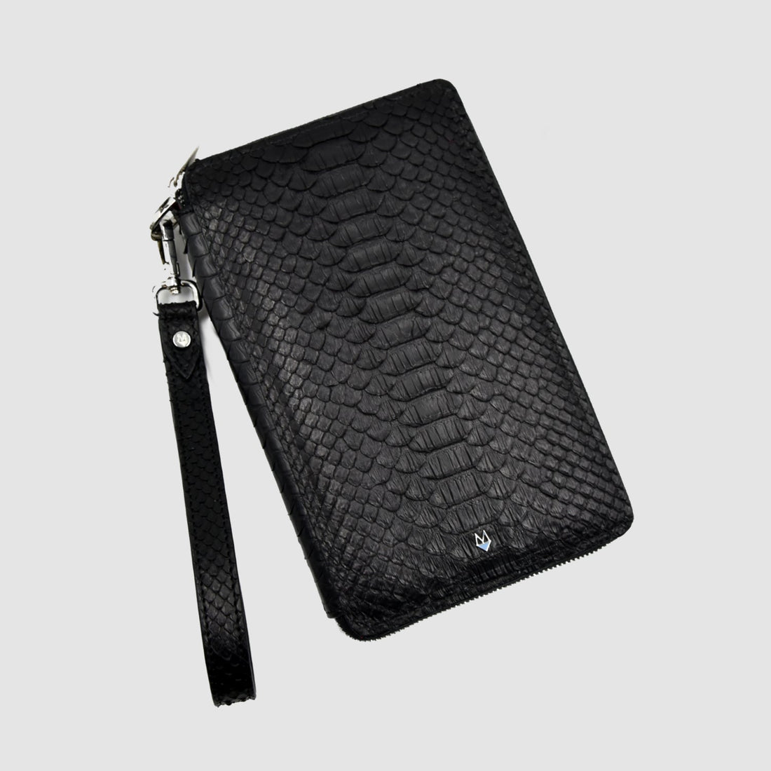 Pochette Borsa Uomo mod. DB vera pelle di Pitone - con iniziali