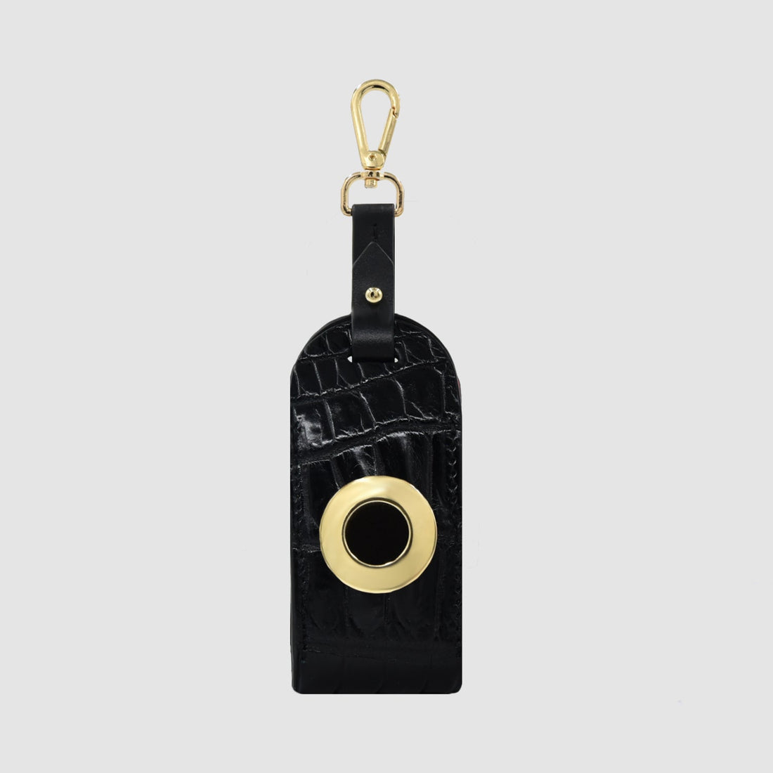 Porta sacchetti cani Poop Bag in vera pelle di Coccodrillo