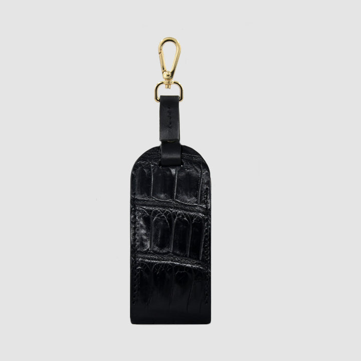 Porta sacchetti cani Poop Bag in vera pelle di Coccodrillo