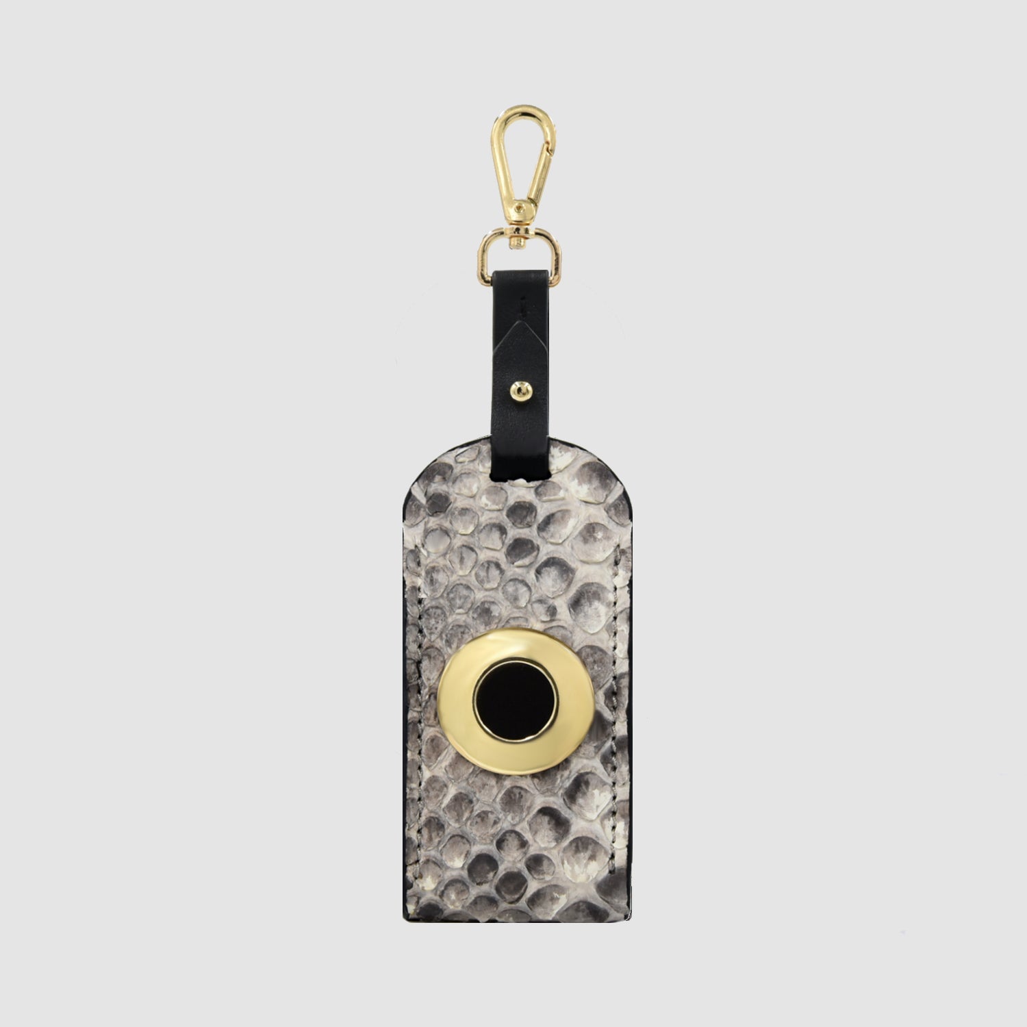 Porta sacchetti cani Poop Bag in vera pelle di Pitone