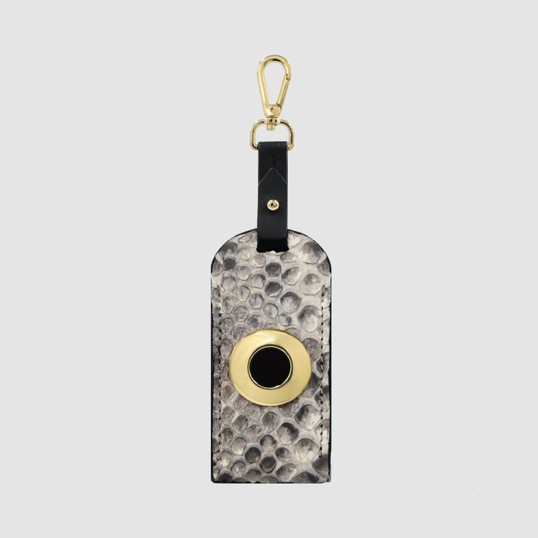 Porta sacchetti cani Poop Bag in vera pelle di Pitone